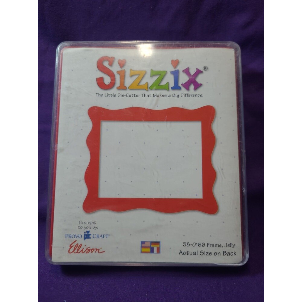 JELLY FRAME Sizzix 38-0166 Scrapbooking Craft Die Cut